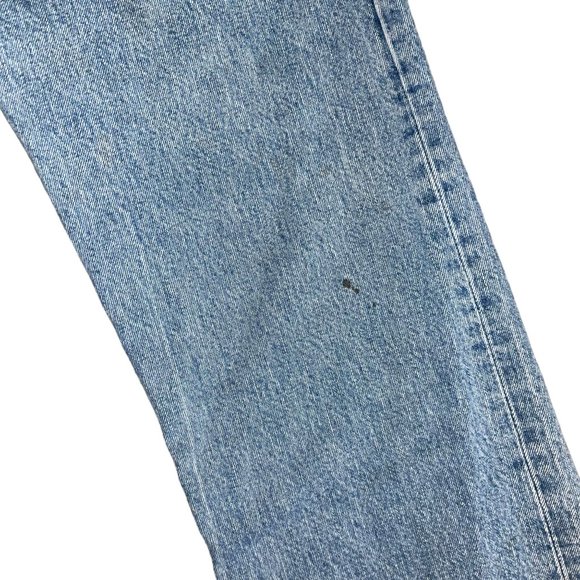 Levis 501 Mens 36 30 Button Fly Jeans Riveted Straight Leg Original Hem Denim - Picture 8 of 9